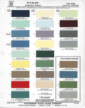 Load image into Gallery viewer, 1960&#39;s Ford Truck Paint Colors
