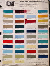 Load image into Gallery viewer, 1960&#39;s Ford Truck Paint Colors
