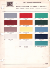 Load image into Gallery viewer, 1960&#39;s Chevrolet/GMC Truck Paint Colors
