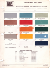 Load image into Gallery viewer, 1960&#39;s Chevrolet/GMC Truck Paint Colors
