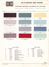 Load image into Gallery viewer, 1960&#39;s Plymouth/Valiant Paint Colors
