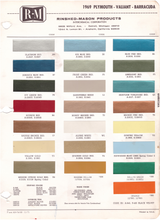 Load image into Gallery viewer, 1960&#39;s Plymouth/Valiant Paint Colors
