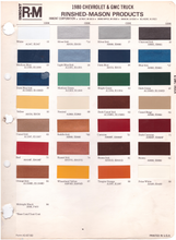 Load image into Gallery viewer, 1980&#39;s Chevrolet/GMC Truck Paint Colors
