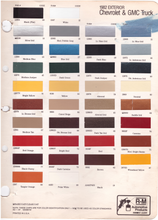 Load image into Gallery viewer, 1980&#39;s Chevrolet/GMC Truck Paint Colors
